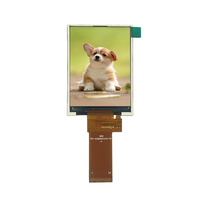 Layar LCD LED Backlight BOE 2.8 Inci 240x320, Layar IPS Sudut Pandang Penuh, IC Driver ILI9341, Antarmuka MCU, FPC 250 yang Dapat Disesuaikan