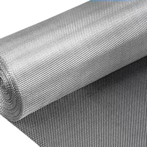 High strength screen mesh 304/316 stainless steel woven filter net metal plain weave