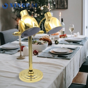 XINGPAI-Lámpara calefactora para buffet, calentador de alimentos de alta calidad, estación de aislamiento de doble cabezal, lámpara de mesa de calefacción - Product Image 6