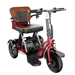 Triciclo Eléctrico Plegable para Adultos, Motocicleta para Personas Mayores, Scooter de Movilidad para Discapacitados, Triciclo de Tres Ruedas - Product Image 3