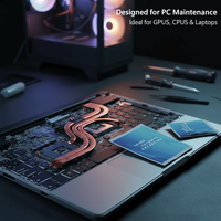 Pâte thermique holographique haute performance pour le refroidissement, autocollants adhésifs durables pré-découpés à conductivité thermique élevée pour CPU GPU