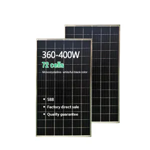 高效360瓦380瓦太阳能电池板placa太阳能电池板390瓦400瓦待售