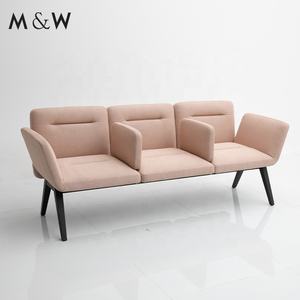 M & w बस शैली प्रतीक्षा लाउंज कपड़े आधुनिक मॉड्यूलर कार्यालय फर्नीचर सोफा सेट - Product Image 6