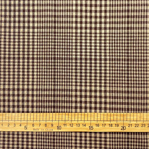 Summer Lightweight Khaki Brown Check Plaid TC 65% Poly 35% Baumwolle Schuluniform Stoff für Kinder Garn gefärbtes Kleid Philippinen - Product Image 2