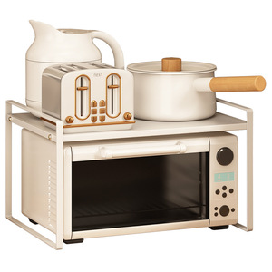 Microwave <strong>Shelf</strong> Small Household Appliances Storage Holder <strong>Air</strong> <strong>Fryer</strong> Organizer Kitchen Storage Rack - Product Image 1