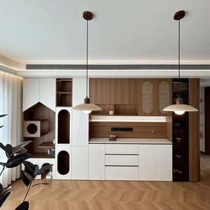 Customized Size Solid Wood <b>Sideboard</b> for Living Room and Restaurant Eco-Friendly Furniture - Product Image 4