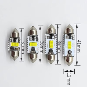 Ampoule LED Super Lumineuse de Haute Qualité Festoon 31mm 36mm 39mm 41mm C5W C10W pour Plaque d'Immatriculation de Voiture et Lampe de Lecture Intérieure de Voiture - Product Image 1