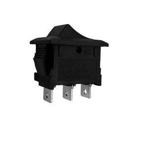 New Design Copper Three Feet Two Gear Boat Type Rocker Power <strong>Switch</strong> 6A 250V/10A 125V SPDT Black <strong>Button</strong> Mini Rocker <strong>Switch</strong> - Product Image 3