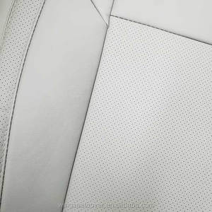 Housses de siège de <span class=keywords><strong>voiture</strong></span> universelles en cuir PVC imperméable, couleur grise, pour berline, ensemble complet, prix de gros WING, durables - Product Image 3
