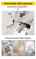 Machine à emballer d'azote verticale multifonctionnelle entièrement automatique pour les sachets de sachets de chips de pommes de terre de grains de riz pour le remplissage des aliments