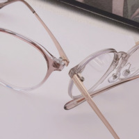Monturas de Gafas Modernas y Versátiles, Estilo Fresco y Dulce de Celebridad de Internet, Sin Maquillaje, T73006