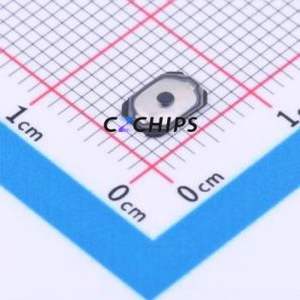 GT-TC170B-H0078-L10 Tactile Switch SMD Switch Single Pole Single Throw Round Button 2.5N Vertical Mount - Product Image 1