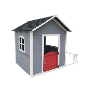 Houten Speelhuis Voor Kinderen Buiten Spelen <span class=keywords><strong>Cubby</strong></span> Huis Met Bank - Product Image 2