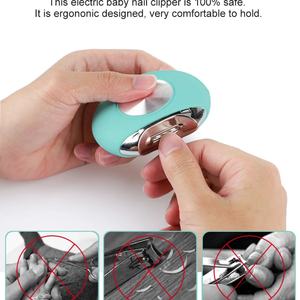 Cortador y Pulidor de Uñas Eléctrico Nice Feet para Adultos y Niños, Juego de Herramientas de Belleza de Material Plástico para Dedos - Product Image 6