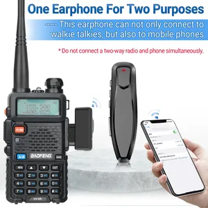 Auriculares Inalámbricos BT-E1 con Cargador para Radios Quansheng <span class=keywords><strong>UV</strong></span> K5 (8) K6 <span class=keywords><strong>UV</strong></span> 5R Plus Baofeng <span class=keywords><strong>UV</strong></span>-5R <span class=keywords><strong>UV</strong></span>-17 <span class=keywords><strong>BF</strong></span>-888S - Product Image 2