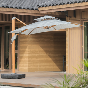 <span class=keywords><strong>Parasol</strong></span> Cantilever Solaire LED d'Extérieur Meiqi, Grand <span class=keywords><strong>Parasol</strong></span> de Jardin <span class=keywords><strong>pour</strong></span> Villa, <span class=keywords><strong>Terrasse</strong></span>, Resort, Balcon - Product Image 1