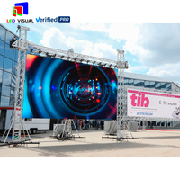 Pantallas LED para Exteriores, Pantalla LED de Video de Empalme Continuo, Fondo de Escenario, Pantalla LED de Alquiler, Pantalla LED para Música en Vivo