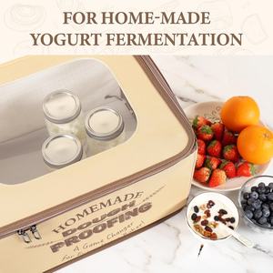 Caja de fermentación de masa, gabinete de fermentación de pan <span class=keywords><strong>con</strong></span> <span class=keywords><strong>cremallera</strong></span> de tela plegable, equipado <span class=keywords><strong>con</strong></span> controladores de temperatura y temporizador - Product Image 6