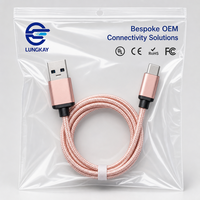 Cable USB 3.2 Gen 1 Tipo C, Resistente y Blindado, 5Gbps, Sincronización de Datos de Alta Velocidad, Cable de Carga Rápida de 3A para PLC, Medicina, CNC, Robótica