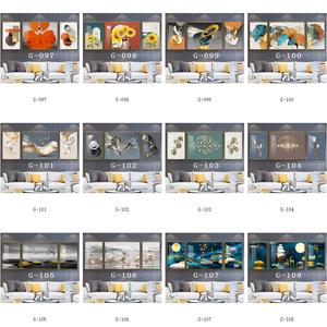 Póster de decoración de arte de la pared de alta calidad, lienzo de estilo moderno, pintura de porcelana de cristal con diamantes de imitación - Product Image 6