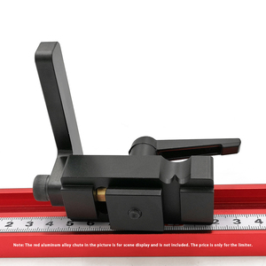 45 Tipo T-Track Sliding Chute Backer Abrazadera de sujeción Tope de pista de <span class=keywords><strong>inglete</strong></span> - Product Image 3