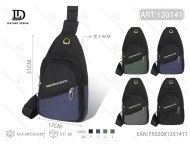 Borsa da petto da uomo con quattro tasche, in nylon, con cerniera, per uso quotidiano, per tutte le stagioni - Product Image 1