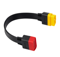 Cable de extensión OBD2 para computadora a bordo X431 Tester Herramienta de diagnóstico de automóviles Cable Obd eficiente