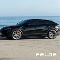 Jantes en aluminium forgé sur mesure 6061-T651, design concave, 18 à 24 pouces, PVD, 1 pièce, 5x114.3 5x112, pour Ram 1500 Trx Ferrari 488