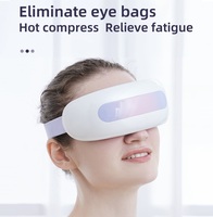 Appareil de beauté portable pour les yeux, masseur vibrant chauffant avec compression thermique, alimentation USB, batterie 1200 mAh, garantie 1 an