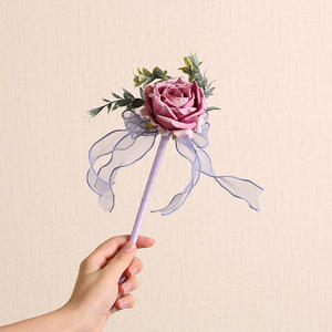 Elegante tinta de gel negro flor simulada borde quemado colorido diseño de rosas regalo creativo para novia escritura ancho bolígrafo - Product Image 3