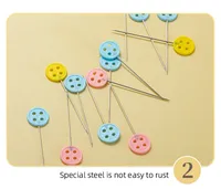 Lot de 100 épingles plates en plastique pour couture, quilting, confection de vêtements, bricolage, artisanat et bijoux – Qualité supérieure