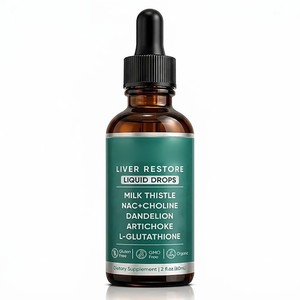 OEM ODM 30ml Gouttes pour la Santé Hépatique Adulte, Huile de Chardon-Marie Vitaminée, Liquide Oral avec Compte-gouttes, Améliore la Densité Osseuse et la Santé du Foie - Product Image 1