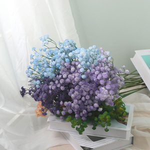 Ramo de Flores Artificiales de Baby's Breath, Alta Simulación, Decoración para Bodas, Flores de Plástico para el Hogar y Accesorios de Estudio - Product Image 1