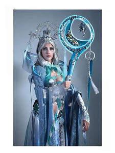 <span class=keywords><strong>Disfraz</strong></span> <span class=keywords><strong>de</strong></span> Danza Escénica con Estampado <span class=keywords><strong>de</strong></span> Serigrafía Estilo Chino que Brilla en la Oscuridad para <span class=keywords><strong>Mujer</strong></span>, Moon Goddess Gogo, 100% Seda - Product Image 4