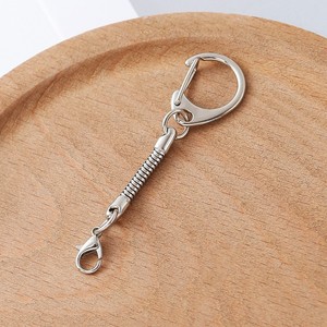 Metal Carabiner Keychain Zinc Alloy Snake <b>Chain</b> Round Fashion Hard Wearing <b>Key</b> <b>Chain</b> Cord DIY Jewelry Clasp - Product Image 3