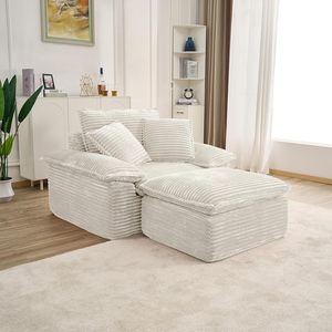 Sofá Cama Modular de Diseño Moderno 2026, Sofá Seccional de Corduroy Comprimido al Vacío, Chaise Longue Individual para Sala de Estar - Product Image 2