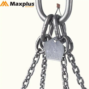 Eslinga de Cadena de Acero Soldada Maxplus, Multibrazo 2 3 4, con Gancho, G80 G100, Galvanizada, Forjada, para Elevación - Product Image 5