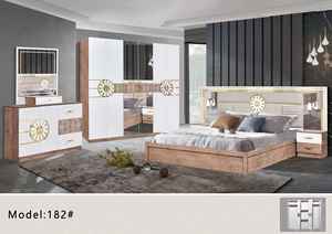 Juego <span class=keywords><strong>de</strong></span> dormitorio <span class=keywords><strong>de</strong></span> lujo <span class=keywords><strong>de</strong></span> nuevo diseño Juego <span class=keywords><strong>de</strong></span> dormitorio medio con <span class=keywords><strong>cama</strong></span> King Size - Product Image 3