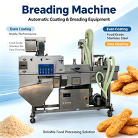 Machine à paner les nuggets de poulet avec bande transporteuse à grande capacité 200mm 400mm, 600mm