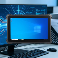 Tableta Robusta con Windows/Linux, Lector de Huellas Dactilares, Pantalla de 10.1 Pulgadas, Batería de Larga Duración, Cámara Frontal de 5MP, Prueba de Alcohol, Alto Rendimiento