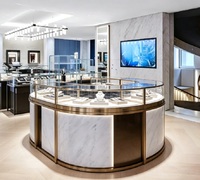 Système d'affichage de bijoux écologique GZowin avec éclairage LED pour les expositions en magasin et en musée - Dimensions personnalisables, durable