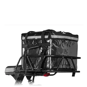 Teslimat bisiklet ve motosiklet arka çerçeve raf önleyebilir take-out çanta bagaj kurulum uygun ve dayanıklı