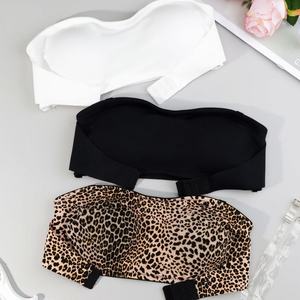 Sujetador sin tirantes para mujer con logotipo personalizado al por mayor, sujetador tipo tubo sin costuras, antideslizante, para suministro a granel, MOQ bajo - Product Image 3