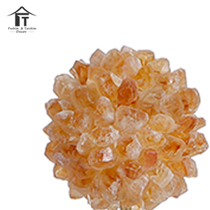 Pièces de décoration <span class=keywords><strong>tendance</strong></span> pour le salon, ornements créatifs en pierre de cristal naturelle et en cuivre, décoration intérieure moderne - Product Image 6
