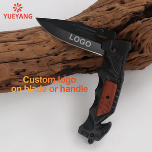 YUEYANG Premium Zwart Vouwbaar Tactisch Mes Aluminium Legering Handvat Multifunctioneel Buitenmes OEM - Product Image 2