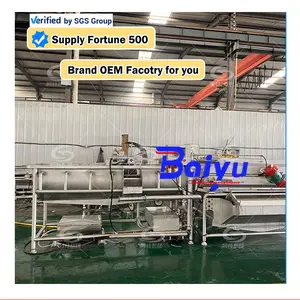 Baiyu Shandong Supplier Ozone Bubble Custard Apple And Salad Wash Drying Line Machine Fruit & Vegetable Washing Equipments