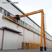 Grue semi-portique monopoutre montée sur rail 2T 3T 5T 10T 15T, type semi-goliath