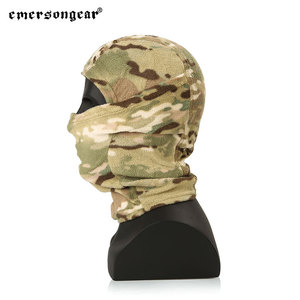 Камуфляжная тактическая маска-капюшон Emersongear, зимний ветрозащитный флисовый утепленный капюшон - Product Image 2