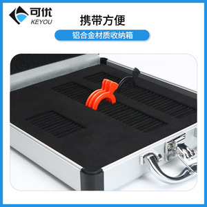 Caja de Almacenamiento de Lentes de Aleación de Aluminio Keyou 3038, Estuche Moderno y Duradero para Exhibición de Gafas, Caja de Almacenamiento con Inserto, Origen Zhejiang - Product Image 2