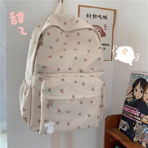 Mochila versátil de color sólido para escuela secundaria y preparatoria, y mochila escolar de gran capacidad - Product Image 3
